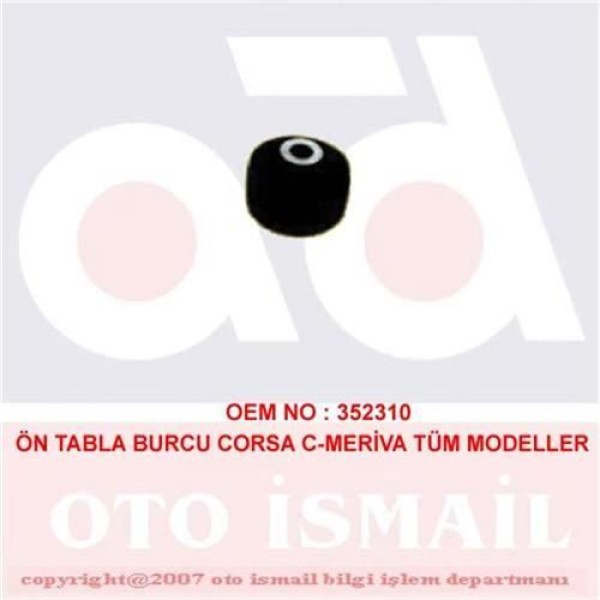 DOĞRU KAUÇUK 754 Salıncak Burcu Corsa C 00- Combo Merıva A Tigra B 