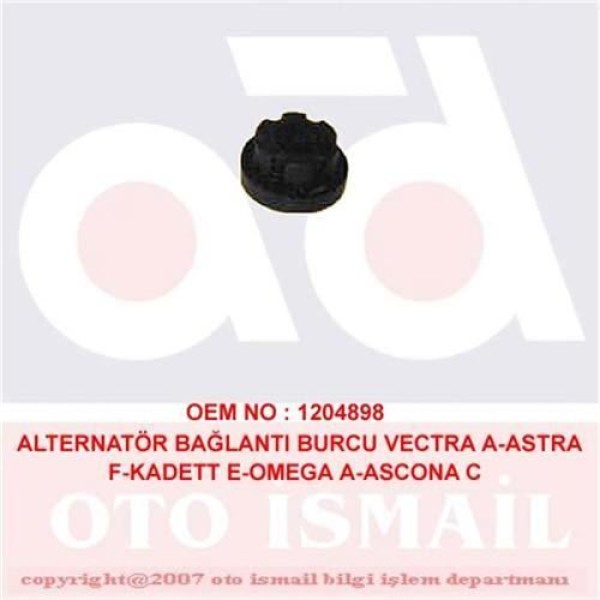 DOĞRU KAUÇUK 775 Alternatör Bağlantı Burcu Vectra A Astra F Kadett E Omega A Ascona C 