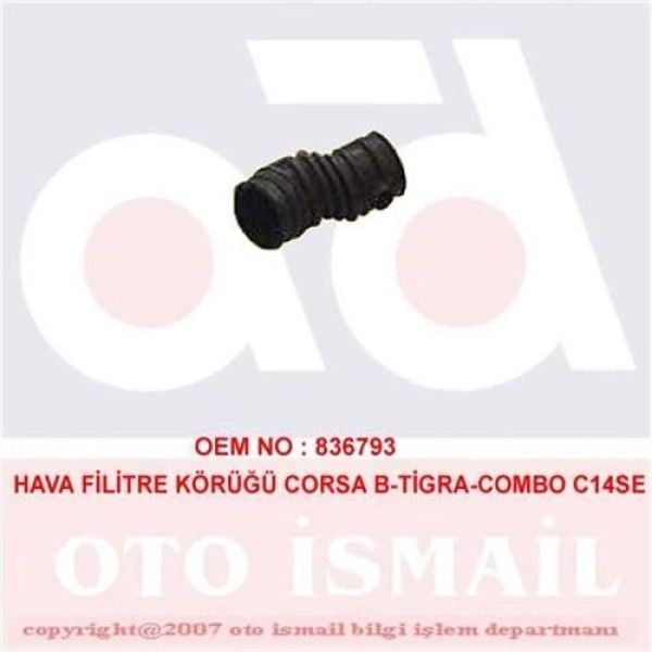 DOĞRU KAUÇUK 804 Hava Filtre Körüğü Corsa B C14Se