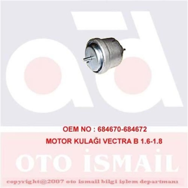 DOĞRU KAUÇUK 810 Motor Takozu Ön Sağ Vectra B 1.6 1.8 16V 