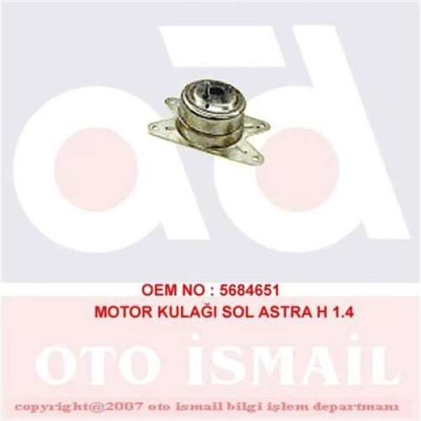 DOĞRU KAUÇUK 819 Motor Takozu Sol Astra H Merıva B 1.4