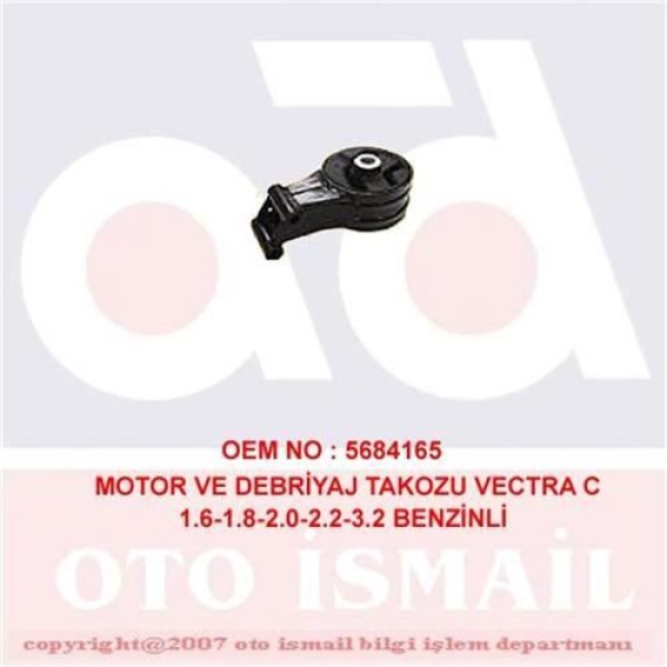 DOĞRU KAUÇUK 826 Motor Takozu Vectra C Sıgnum 2.0T 16V 2.2Dırect 3.0 Cdtı 3.2 V6 2.8