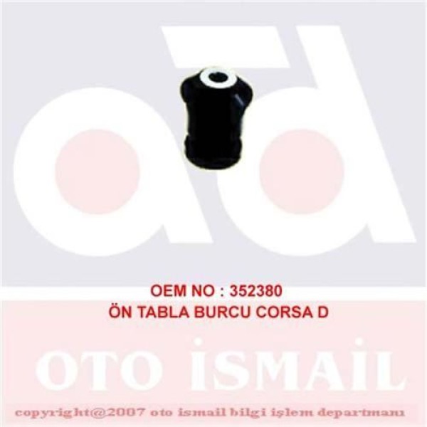 DOĞRU KAUÇUK 837 Salıncak Burcu Ön Grande Punto / Mıto / Bipper 08- / Corsa D 