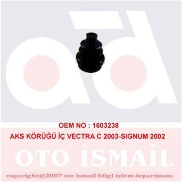 DOĞRU KAUÇUK 839 Aks Körüğü Iç Vectra 02- 