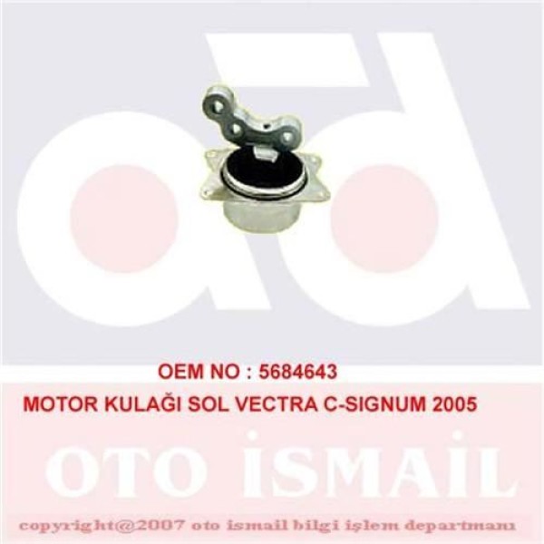 DOĞRU KAUÇUK 855 Motor Takozu Ön Sol Vectra C Sıgnum 2.0T 2.0T 16V