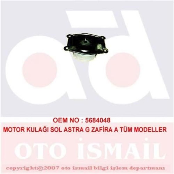 DOĞRU KAUÇUK 860 Motor Takozu Sol Astra G X20Xev Z22Se X20Dth Y20Dth At Ys