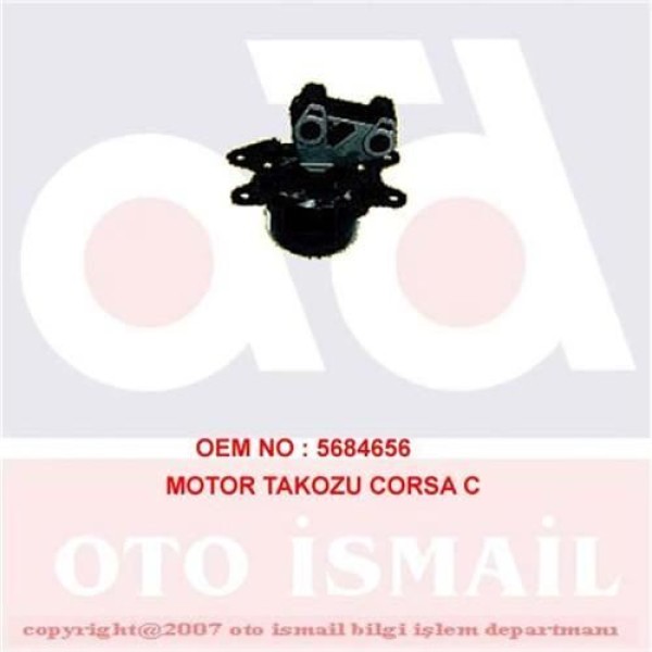 DOĞRU KAUÇUK 876 Motor Takozu Sol Corsa C Merıva Z14Xep Z16Xe Hl