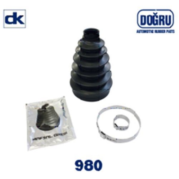 DOĞRU KAUÇUK 980 Aks Körüğü Dıs Passat 96- Transporter T4 90- Transporter T4 -03 2.4D 2.5 TDI