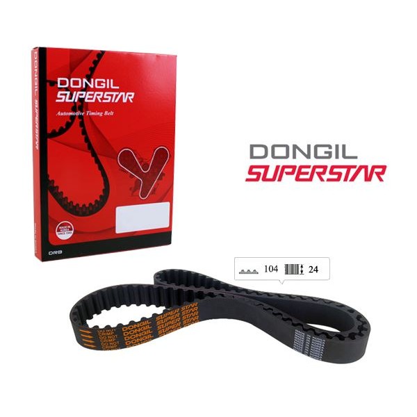 DONGIL 104RU24 Triger Kayışı (104×240) Honda Civic 1.6 16V (91-01) Crx 1.6Esı 16V (92-98) Hr-V 1.6 (