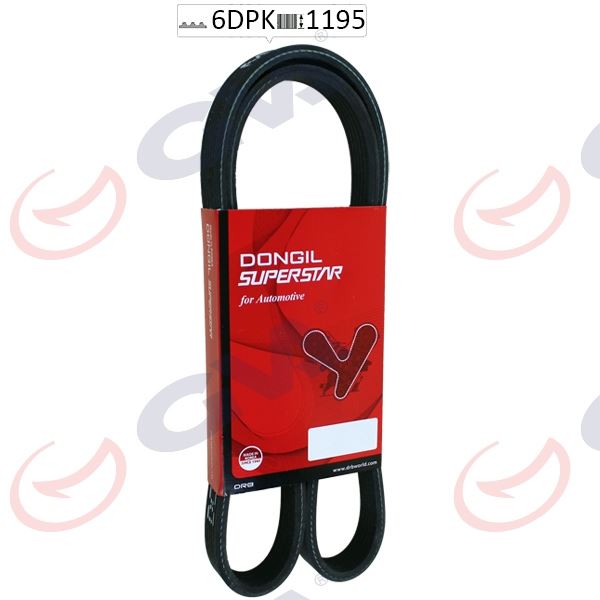 DONGIL 6DPK1195 Kanallı Kayış Çift Kanallı Pas Yeni Model Bora Golf IV-Polo 68381D