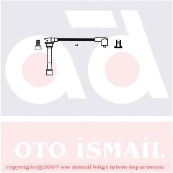 DODUCO 7678 Buji Kablosu Accent Era 07-11 Accent Mılenyum Admire 00-06 Elantra 00-06 1.5 1.6