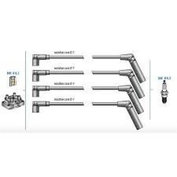DODUCO 7679 Buji Kablosu Accent 95-00 1.3 Karbüratörlü