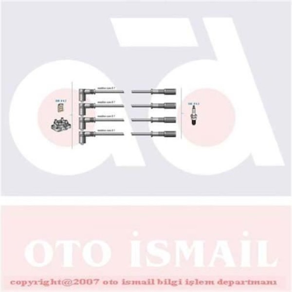 DODUCO 7683 Buji Kablosu Palio Weekend Sw Siena Albea 1.2 