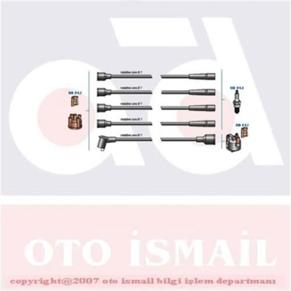 DODUCO 7710 Buji Kablosu M124 Murat 131 Doğan Kartal Şahin