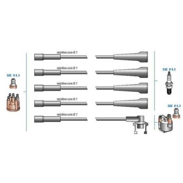 DODUCO 7723 Buji Kablosu R11 Flash R21 Manager 