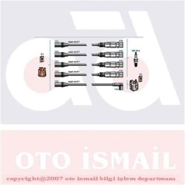 DODUCO 7803 Buji Kablosu Golf III Polo Classıc 100 Hp Polo Classıc 100 Polo Classıc Passat / Cordoba 