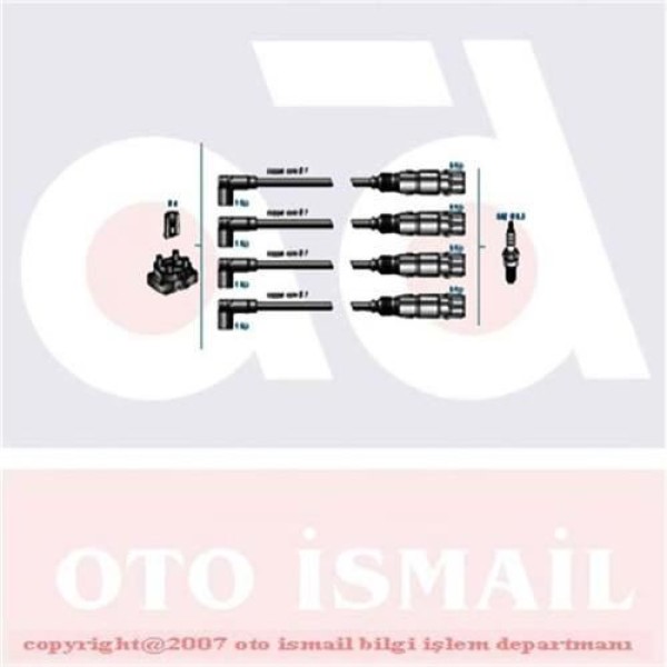 DODUCO 7804 Buji Kablosu Golf IV Bora Polo Classıc / A3 / Toledo Leon / Octavia 1.6 8V Akl