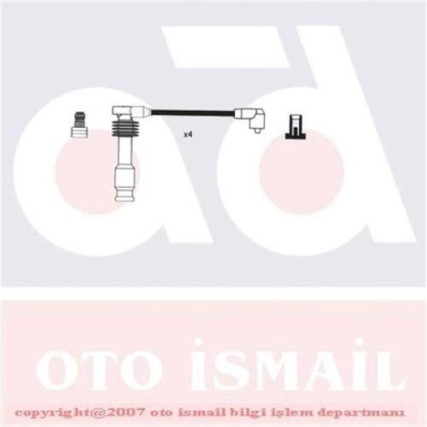 DODUCO 7810 Buji Kablosu Astra F G Vectra B / Lacetti Rezzo / Nubira 03- 97- 1.8 2.0 16V X20Xev