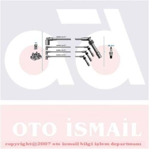 DODUCO 7816 Buji Kablosu Astra F Corsa B 1.4 8V 