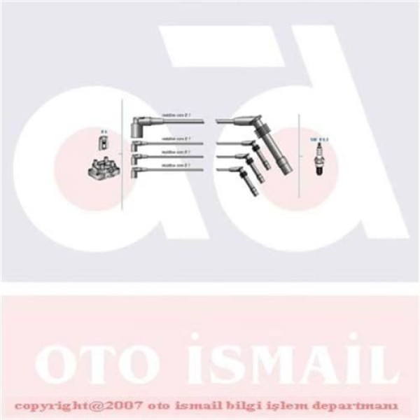 DODUCO 7818 Buji Kablosu Astra F Vectra A B Corsa B Combo 95-99 1.4İe