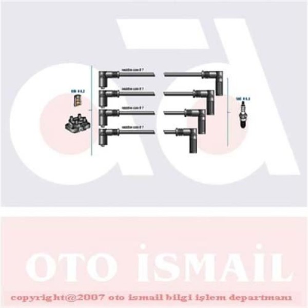 DODUCO 7825 Buji Kablosu Tempra Sw Punto 90 1.6İ 16V Mpı