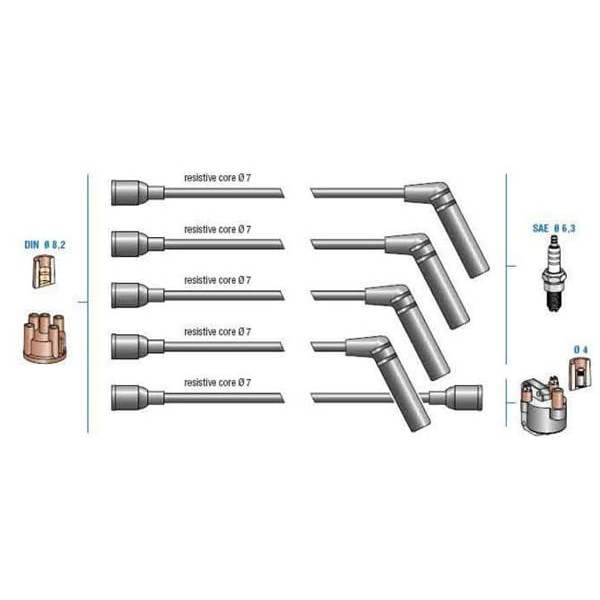 DODUCO 7849 Buji Kablosu Civic Accord 