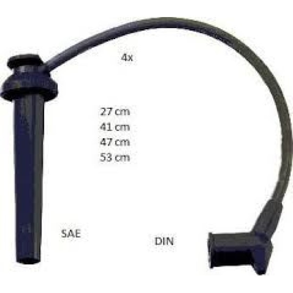 DODUCO 7898 Buji Kablosu Lacetti 04-10 / Nubira 1.4 16V 1.6 16V 