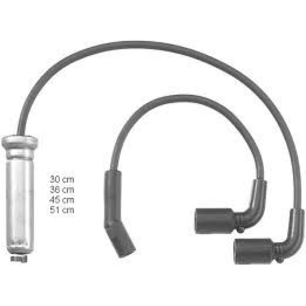 DODUCO 7899 Buji Kablosu Kalos 02- Kalos / Lanos Matız Tıco 1.2 1.4 8V Takım 