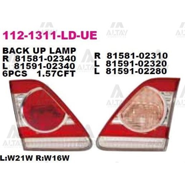 DEPO 112-1311L-LD-UE Bagaj Stop Lambası Sol Corolla 10- 