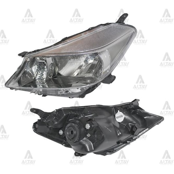 DEPO 212-11R3L-LDEM2 Ön Far Sol- Siyah - Toyota Yaris 11-13