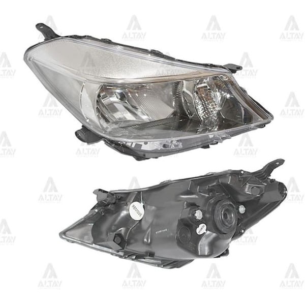 DEPO 212-11R3R-LDEM2 Ön Far Sağ- Siyah - Toyota Yaris 11-13