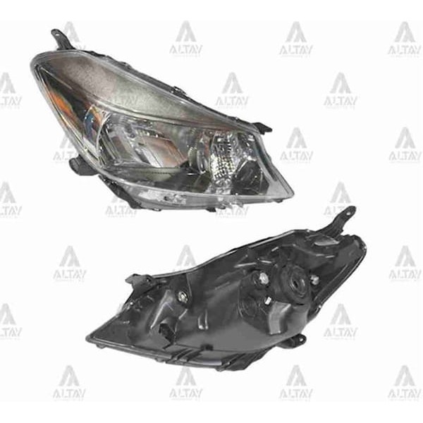 DEPO 212-11T6R-LDEM7 Ön Far Sağ- Elektrikli Fume - Toyota Yaris 11-13 