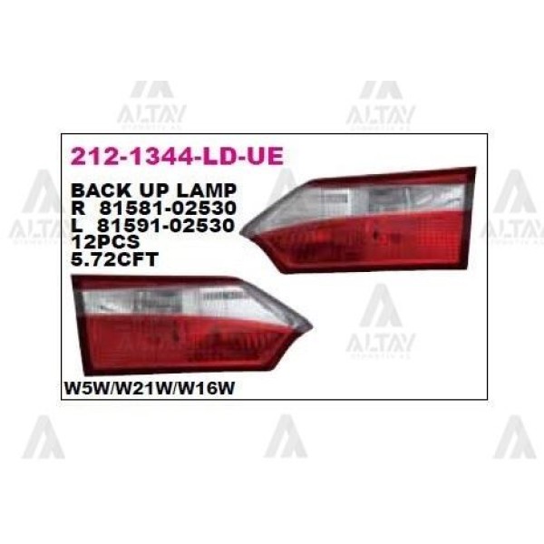 DEPO 212-1344L-LD-UE Bagaj Stop Lambası Sol- Toyota Corolla 13-