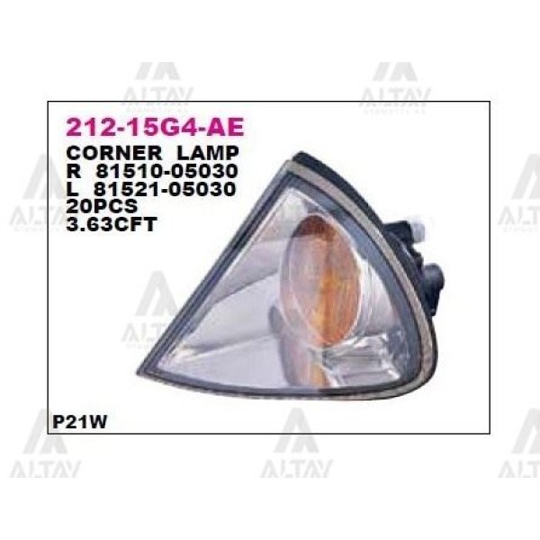 DEPO 212-15G4L-AE Sinyal Lambası Ön Sol Avensis 01-02 