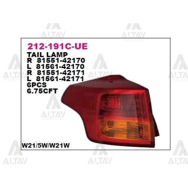 DEPO 212-191CR-UE Stop Lambası Sağ- Toyota Rav4 13- 