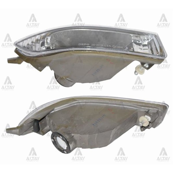 DEPO 212-2022R-UE Sis Lambası Sağ- Duysuz - Toyota Corolla Sedan 02-03