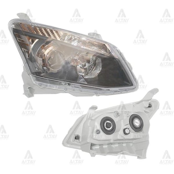 DEPO 213-1142R-LDEM2 Ön Far Sağ- Siyah - Isuzu Dmax 12- 