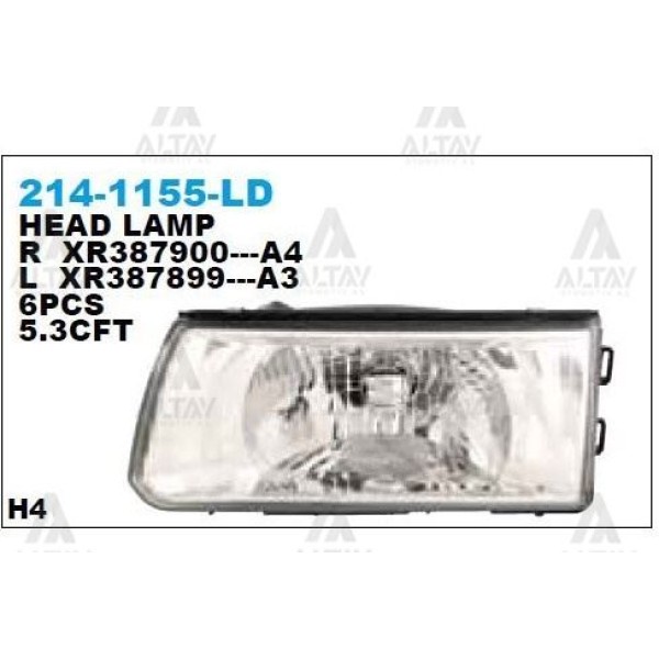 DEPO 2141155RLDE Ön Far Sağ-(Mitsubishi: L300 01-)