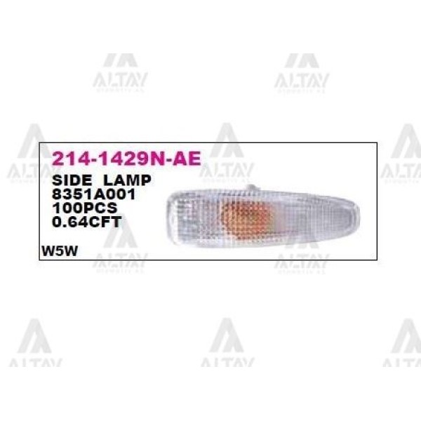 DEPO 2141429NAE Çamurluk Sinyal Lambası Mitsubishi Lancer 08-