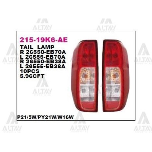 DEPO 215-19K6L-LD-UE Stop Lambası Sol Nissan Navara 06- 