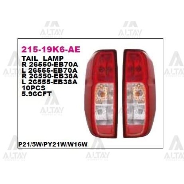 DEPO 215-19K6R-LD-UE Stop Lambası Sağ Nissan Navara 06-