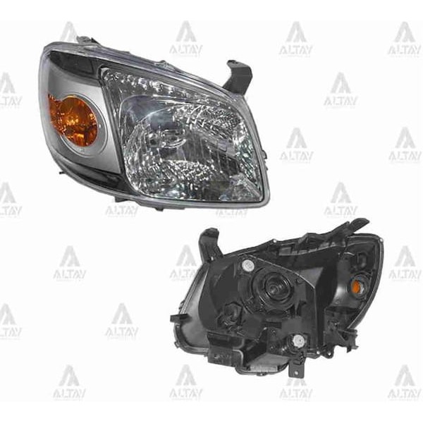 DEPO 216-1154R-LDEM2 Ön Far Sağ- Siyah - Mazda Bt50 07-