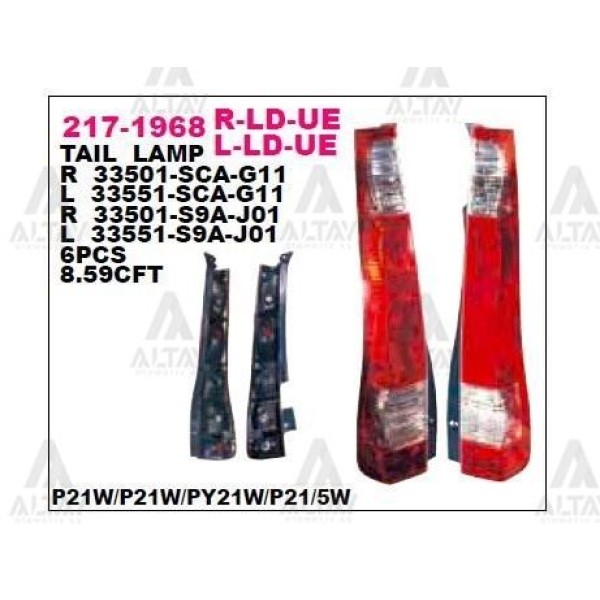 DEPO 217-1968L-LD-UE Stop Lambası Sol Civic 04-05