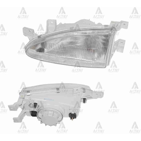 DEPO 221-1117L-LD-EM Ön Far Sol- Elektrikli - Hyundai Accent Coupe 96- 