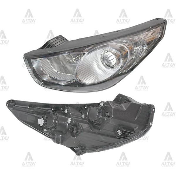 DEPO 221-1150L-LDEM2 Ön Far Sol- Siyah - Hyundai Ix35 10-