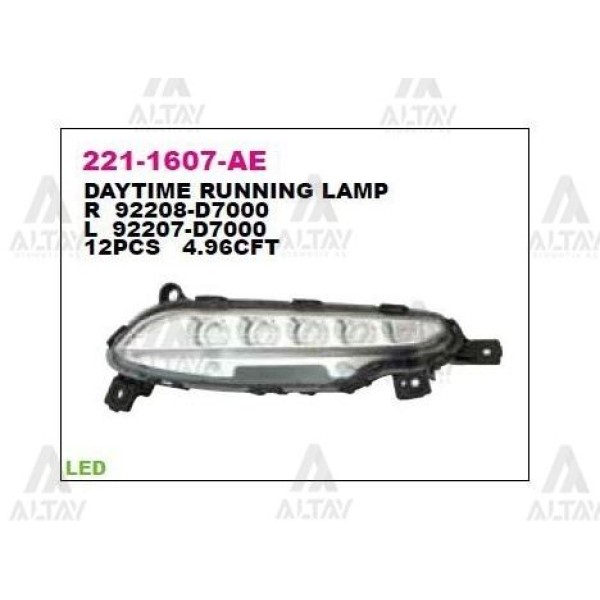 DEPO 2211607LAE Gündüz Sürüş Lambası Sol Hyundai Tucson 15-