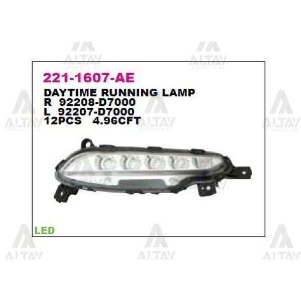 DEPO 2211607RAE Gündüz Sürüş Lambası Sağ Hyundai Tucson 15-