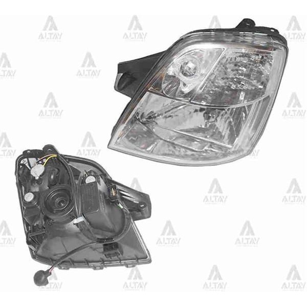 DEPO 223-1115L-LD-EM Ön Far Sol- Motorlu - Kia Picanto 04-07 