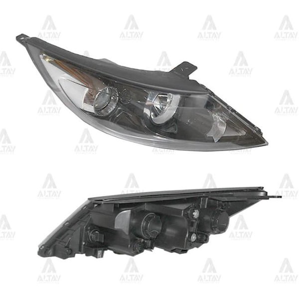 DEPO 223-1139R-LDEM2 Ön Far Sağ- Siyah - Kia Sportage 10-