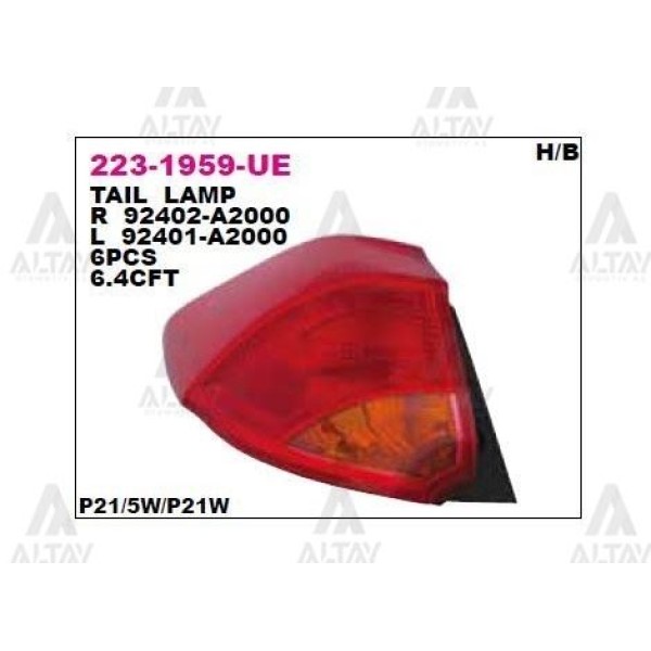 DEPO 2231959LUE Stop Lambası Sol Kia Ceed 12-